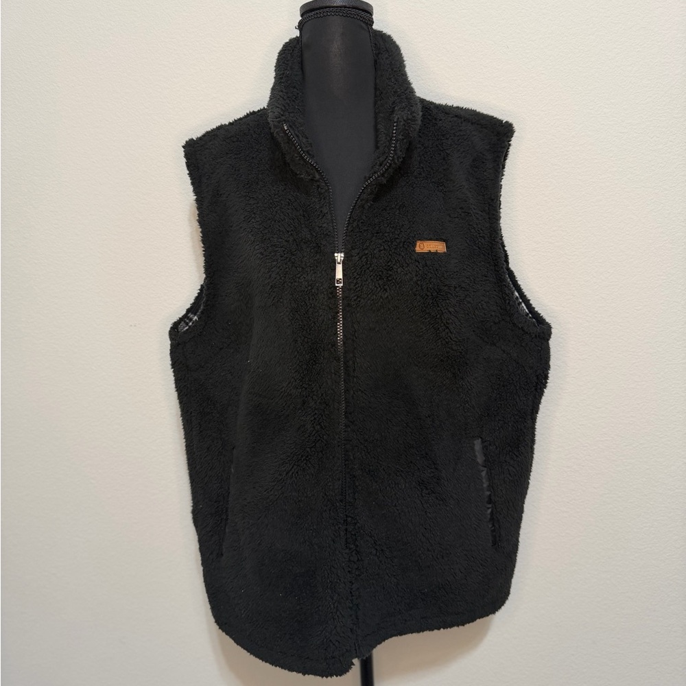 Black Teddy Vest - W1